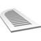 Ekena Millwork Quarter Round Top Left Surface Mount PVC Gable Vent w/ 3-1/2"W x 1"P Standard Frame, 18"W x 42"H GVPQL18X4201SF - alternate 5
